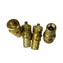 Universal Brass Tire Deflator 4Pcs - Psi Value 10-32 for 4x4 Cars and Motorcycles with Black Bag