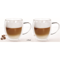 Double Wall Glass Coffee Mug Sets