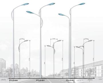 Galvanized 6m Outdoor Light Pole