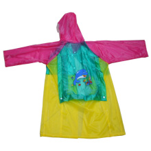 Colorful Kids Pvc Raincoat