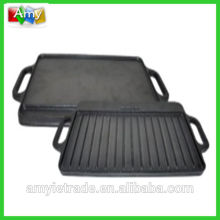 double sided cast iron grill pan, double grill/griddle