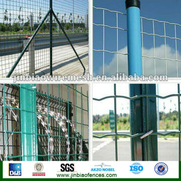 Galvanized and PVC Coated holland wavy mesh fence