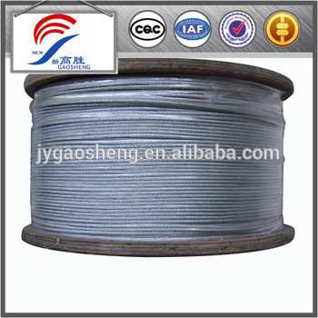 best quality jiangyin galvanized wire rope