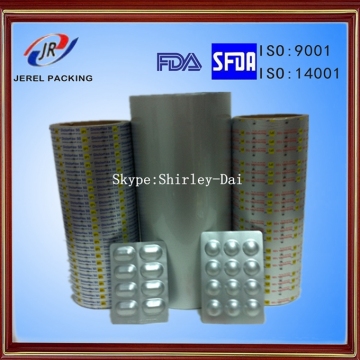 Pharmaceutical Cold Forming Alu Alu Bottom Foil