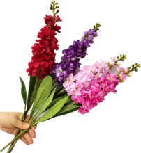 Artificial Violet Delphinium Flower - Cheap Silk Larkspur Hyacinth Flower