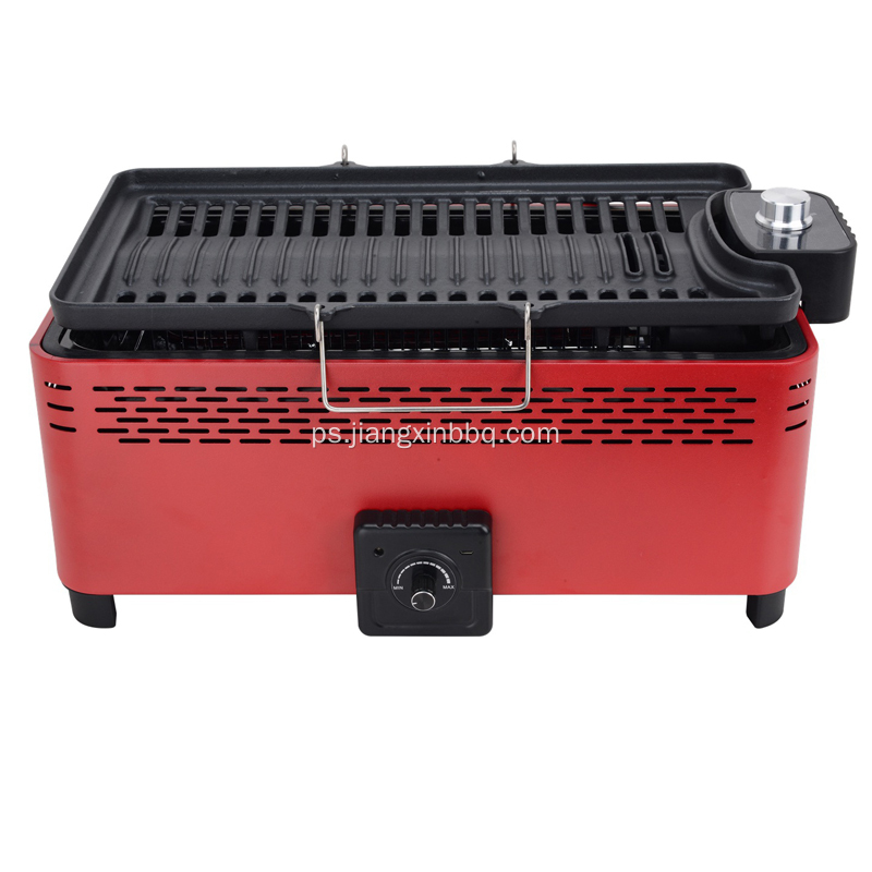 BBQ بریښنایی او د چارکول گرل 2 په 1 کې