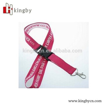 high quality polyester lanyards with detachable buckle