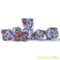 Nebulous Dice RPG Role Playing Game Dice Set, Nebula Mixed Polyhedral DND Dice for RPG MTG Table Game Dice