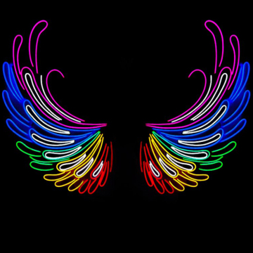 FLYING WINGS NEON SIGN