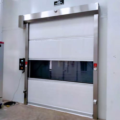 Rolling Shutter Industrial PVC Pintu Kelajuan Tinggi