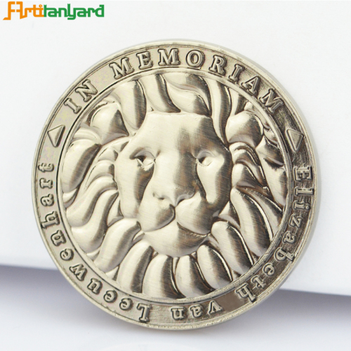 Special Custom Metal Coin With Silver Plating