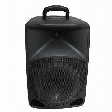 8" Battery speaker box with one wireless microphone