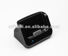 Black sync data usb cradle charger for 4 4s docking station
