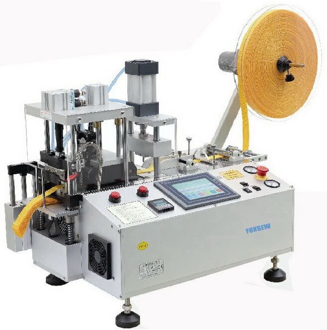 Multi Function Webbing Cutting Machine with Hole Punching