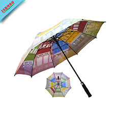 Folding Printed Oxford Fabric Advertising Advertising Garden Beach Umbrella