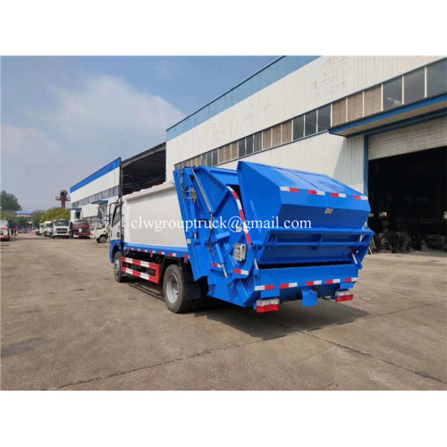 Dongfeng 4x2 Cargador trasero 15m3 Camión compactador de basura