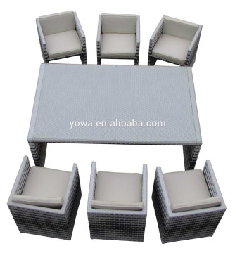 2015 dinning sets used rattan furniture