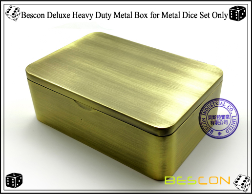 Bescon Deluxe Heavy Duty Metallbox für Metall Würfel Set Only-1 Bescon Deluxe Heavy Duty Metal Box for Metal Dice Set Only-1