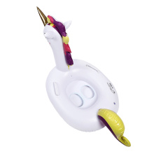 children float inflatable unicorn swimming ring seat boat