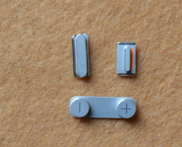 Iphone 5 Side Button Apple Iphone Spare Parts , Power Button / Volume Button / Mute Button