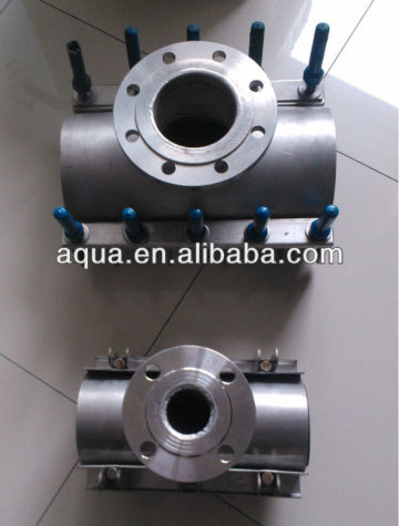 Stainess steel Saddle flanged outlet