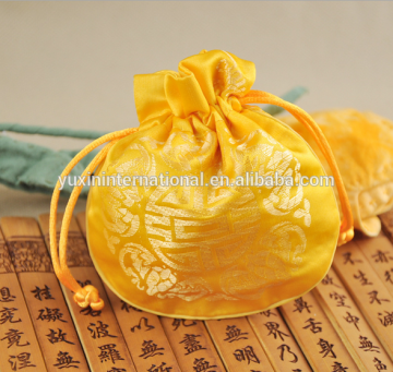 High quality promo customizable silk satin jewelry pouches with silk TY001