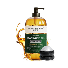 Best Sell Sore Muscle Massage Oils Relax Muscles Relaxing Soothes Body Care Private Label Natural Massage Essential Oil
