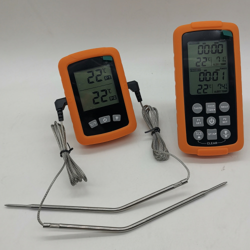 Dual Probes RF Wireless Control Grill Thermometer