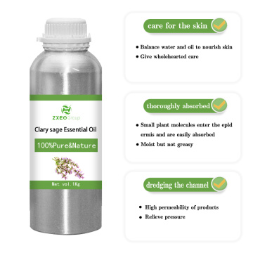 Aceite esencial Clary Sage 100% puro y natural Aceite de bluk de alta calidad BLUK Oil para compradores globales El mejor precio