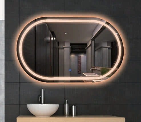 Fashionable Patterns Bathroom LED Mirror