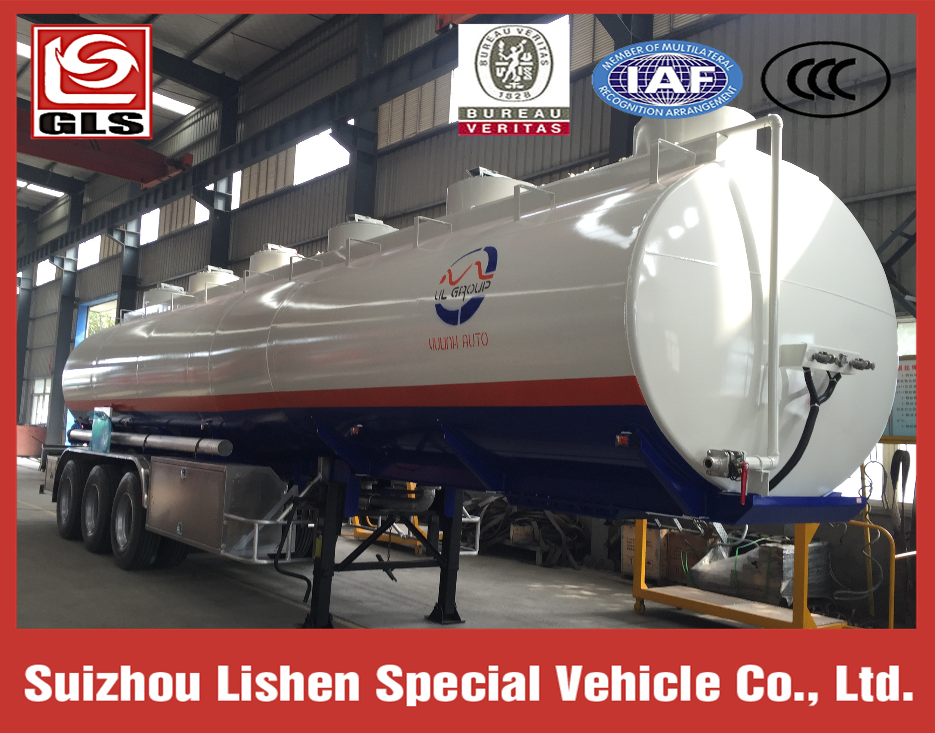 40000L Cheap Oil Tank Semi-Trailer Fuel tanker