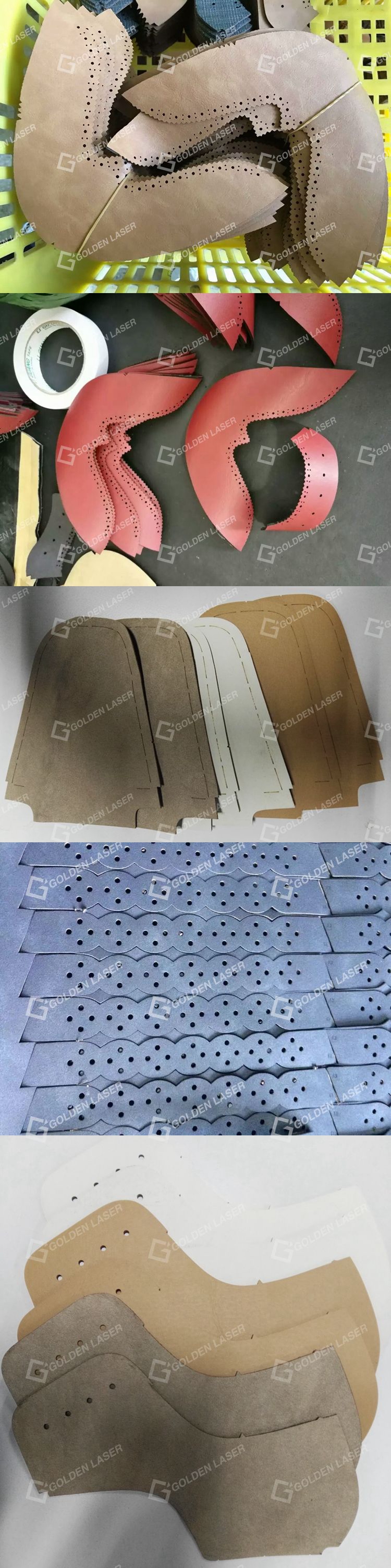 dual head laser cutting leather samples