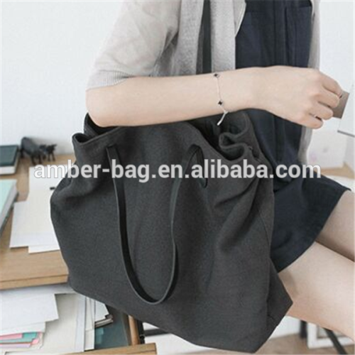 shopping bag/canvas leisure bag/large capacity bag/shoulder bag