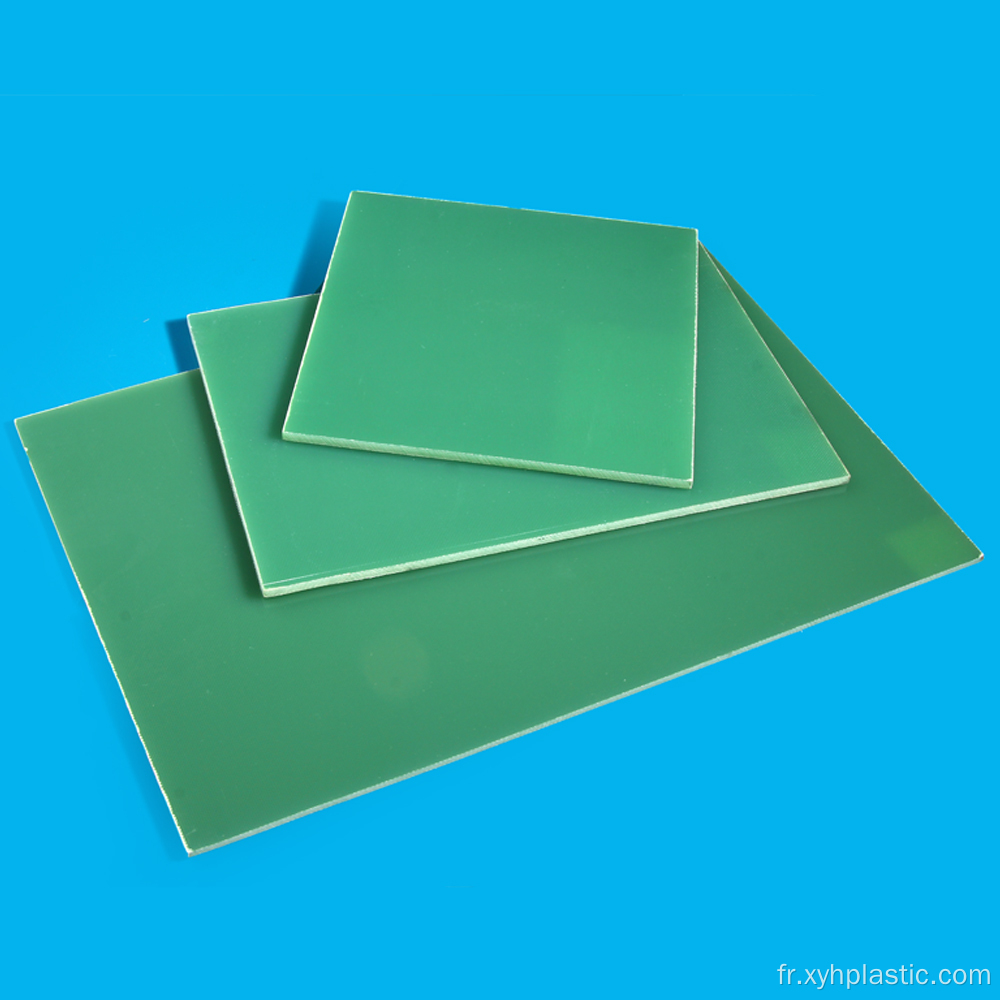 Feuille de tissu de verre époxy vert clair G10 FR4