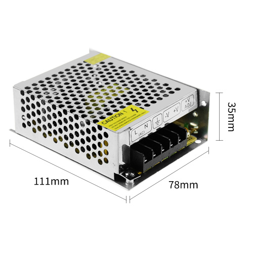 Caja de metal 12v 5a para cámara CCTV