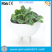 Fancy Footstand Plant Pot Ceramic Flower Pot