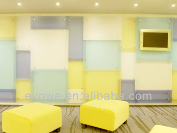 decorative room dividers glass