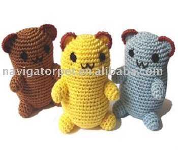 Pet Crochet Bear Toy