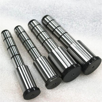 Hardened shouldered guide pillars with collars oil grooves type