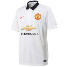 2014 England Club Manchester United Away White Soccer Jersey,Soccer uniform,Soccer Kits