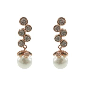 925 Silver Glass Pearl Earrings