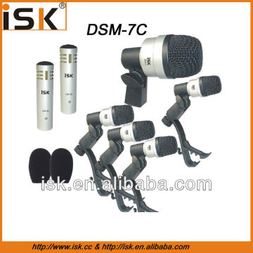 7 pieces Professional drum microphone kit