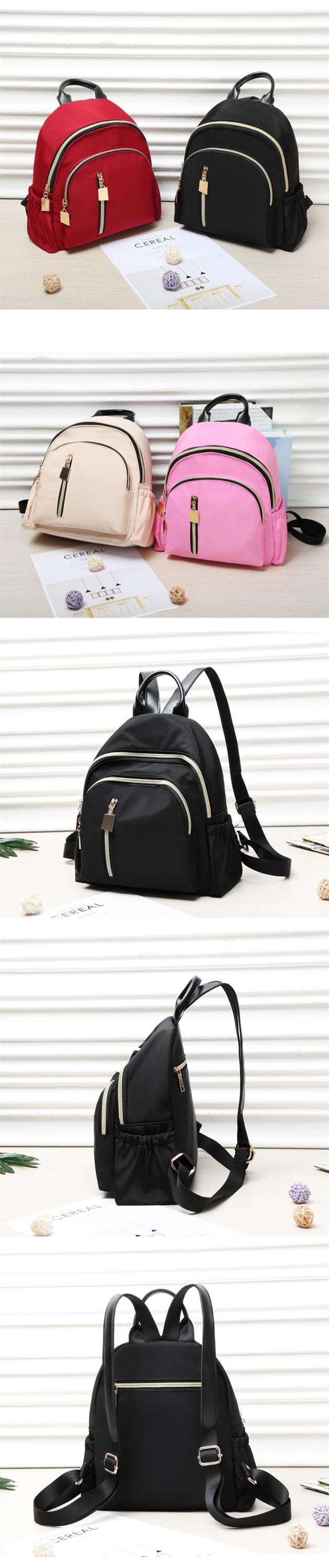 Fashion Nylon Fashion Nylon Fashion Oxford Sekolah Tanpa Air Kustom Mini Ransel Mini College