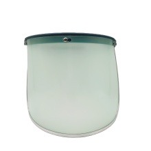 Transparent Full Face Shield with Aluminum Frame and PVC Face Protection