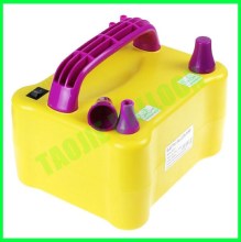 2 Nozzles Electric balloon inflator,air pump