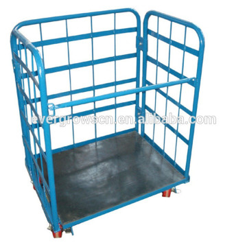 Roll cage warehouse detachable metal logistic storage roll cage