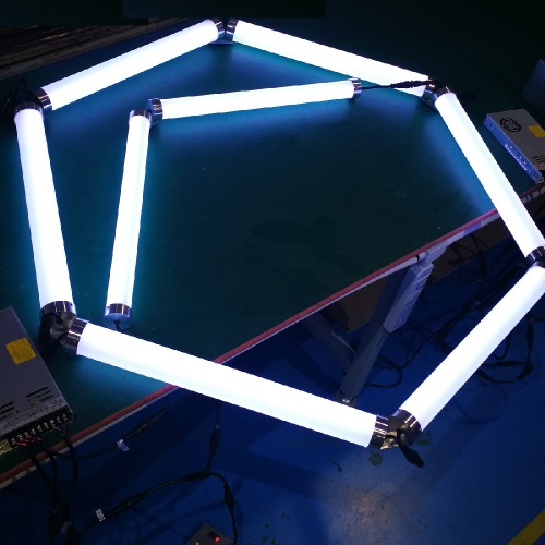 Lumière de tube LED RVB numérique colorée