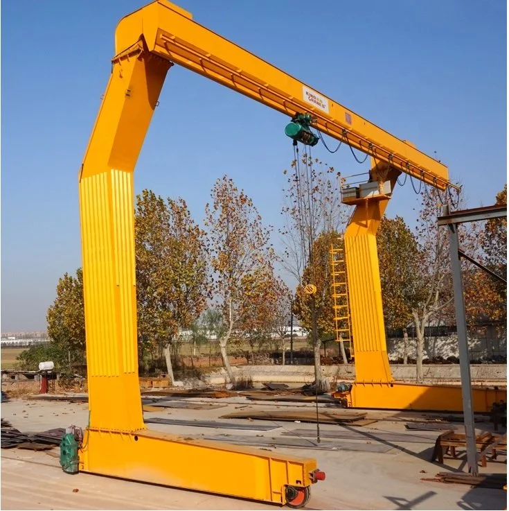 Mhl 10t 20t 30t Electric Hoist Single Girder Gantry Cranes