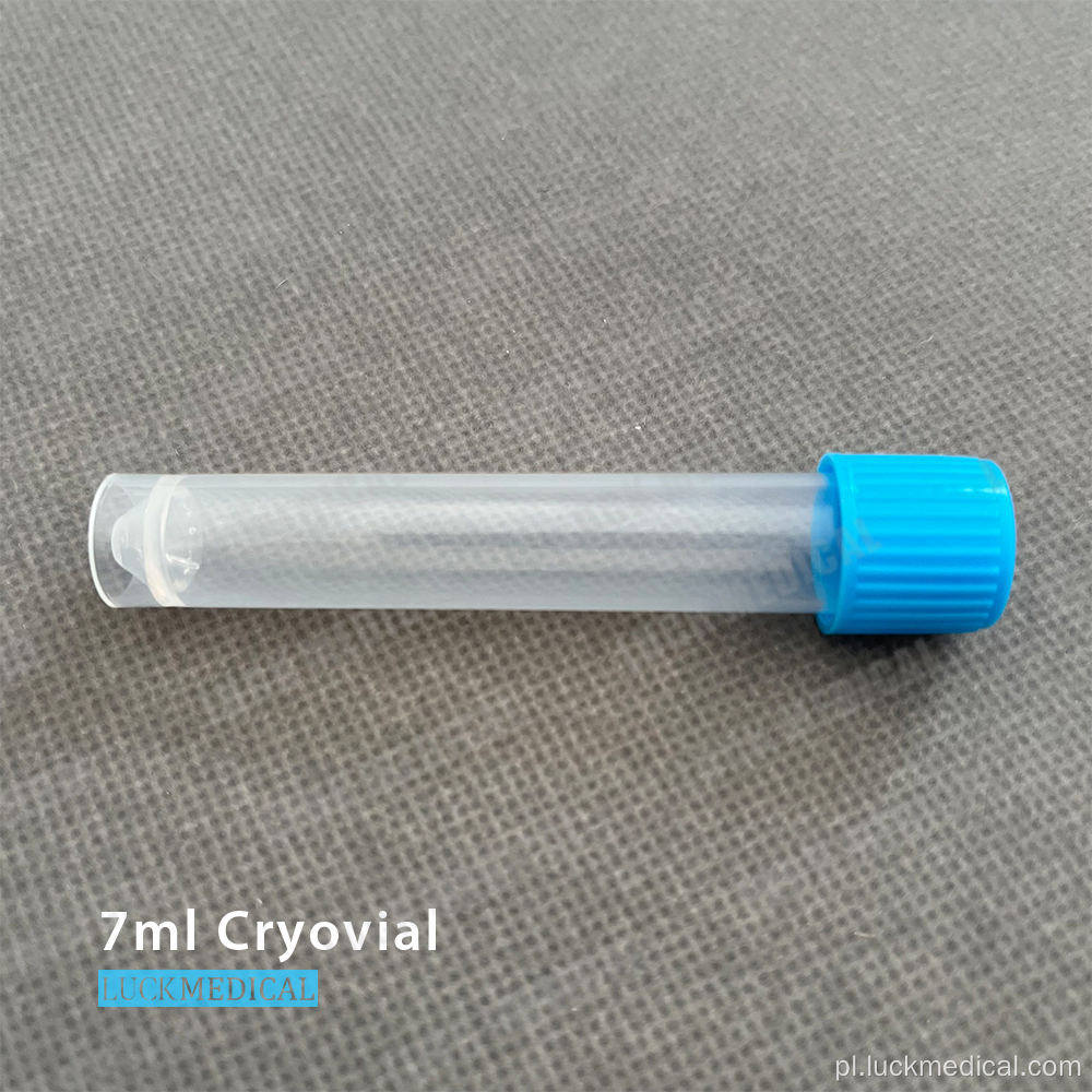 PC Plastic Cryovials 7 ml Lab Użyj FDA