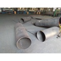 CrC hardfacing overlayer pipe with flange